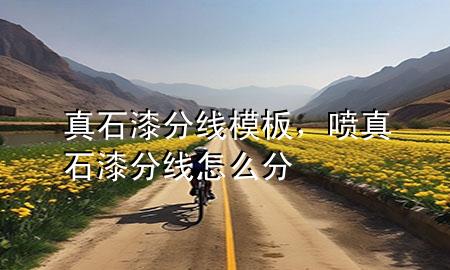 真石漆分線模板，噴真石漆分線怎么分