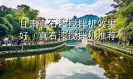甘肅真石漆攪拌機(jī)效果好（真石漆攪拌機(jī)推薦）