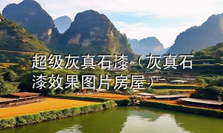 超級(jí)灰真石漆（灰真石漆效果圖片 房屋）