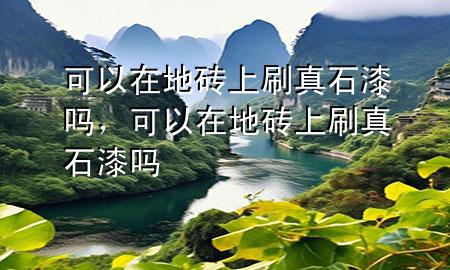 可以在地磚上刷真石漆嗎，可以在地磚上刷真石漆嗎