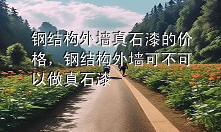 鋼結構外墻真石漆的價格，鋼結構外墻可不可以做真石漆