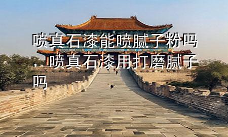 噴真石漆能噴膩子粉嗎，噴真石漆用打磨膩子嗎