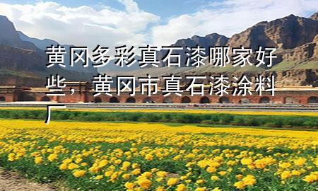 黃岡多彩真石漆哪家好些，黃岡市真石漆涂料廠