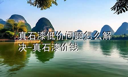 真石漆低價(jià)問(wèn)題怎么解決-真石漆價(jià)錢