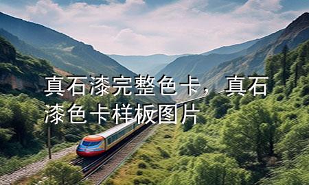 真石漆完整色卡，真石漆色卡樣板圖片