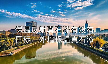 保溫反射真石漆有沒有國標，外墻保溫真石漆