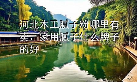 河北木工膩子粉哪里有賣，家用膩子什么牌子的好