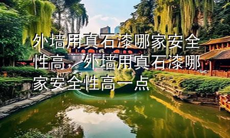 外墻用真石漆哪家安全性高，外墻用真石漆哪家安全性高一點