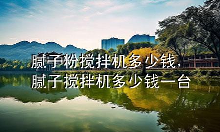 膩子粉攪拌機多少錢，膩子攪拌機多少錢一臺