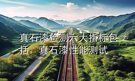 真石漆檢測六大指標包括，真石漆性能測試