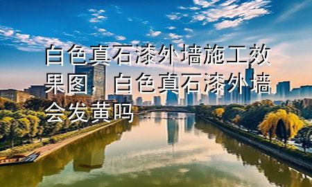 白色真石漆外墻施工效果圖，白色真石漆外墻會發(fā)黃嗎