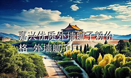 嘉興優(yōu)質(zhì)外墻膩子粉價格-外墻膩子廠