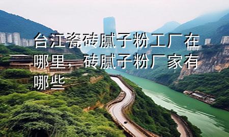 臺(tái)江瓷磚膩?zhàn)臃酃S在哪里，磚膩?zhàn)臃蹚S家有哪些