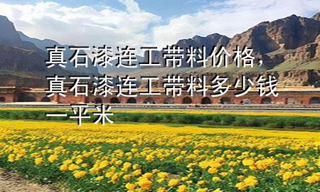 真石漆連工帶料價格，真石漆連工帶料多少錢一平米