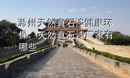 滁州天然真石漆健康環(huán)保，天然真石漆廠家有哪些
