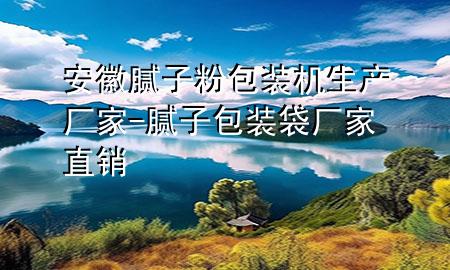安徽膩子粉包裝機生產廠家-膩子包裝袋廠家直銷