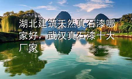 湖北建筑天然真石漆哪家好，武漢真石漆十大廠家