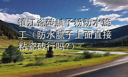 鎮(zhèn)江瓷磚膩?zhàn)臃鄯浪┕ぃǚ浪佔(zhàn)由厦嬷苯诱炒纱u行嗎?）