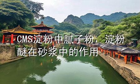 CMS淀粉中膩子粉，淀粉醚在砂漿中的作用