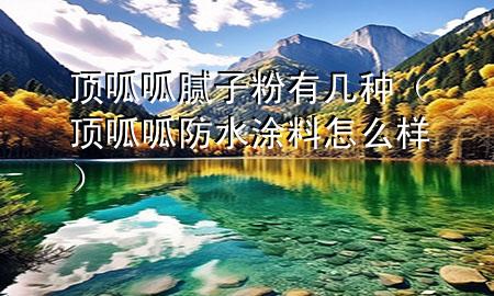 頂呱呱膩子粉有幾種（頂呱呱防水涂料怎么樣）