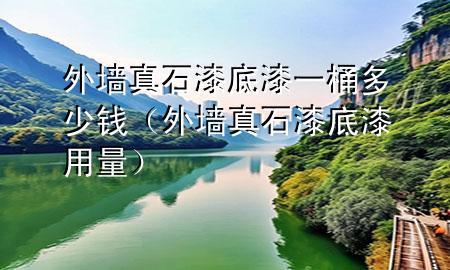 外墻真石漆底漆一桶多少錢(qián)（外墻真石漆底漆用量）