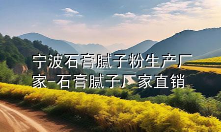 寧波石膏膩子粉生產(chǎn)廠家-石膏膩子廠家直銷