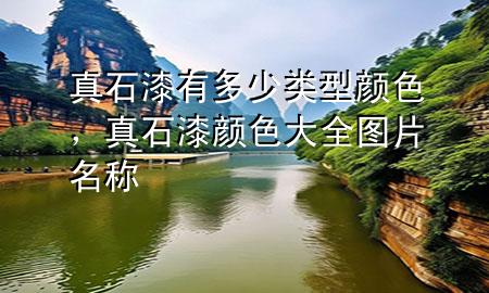 真石漆有多少類型顏色，真石漆顏色大全圖片名稱