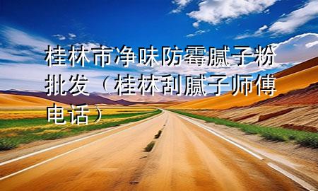 桂林市凈味防霉膩?zhàn)臃叟l(fā)（桂林刮膩?zhàn)訋煾惦娫?huà)）