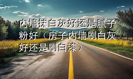 內(nèi)墻抹白灰好還是膩?zhàn)臃酆茫ǚ孔觾?nèi)墻刷白灰好還是刷白漆）