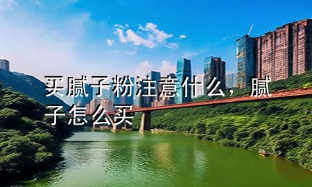 買膩子粉注意什么，膩子怎么買