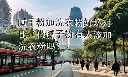 膩子粉加洗衣粉好壞對比（做膩子粉有人添加洗衣粉嗎？）