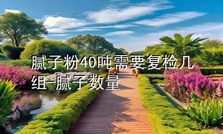 膩?zhàn)臃?0噸需要復(fù)檢幾組-膩?zhàn)訑?shù)量