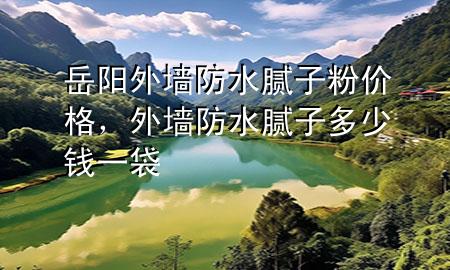 岳陽外墻防水膩?zhàn)臃蹆r(jià)格，外墻防水膩?zhàn)佣嗌馘X一袋