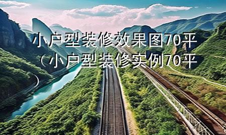 小戶型裝修效果圖70平（小戶型裝修實(shí)例70平）