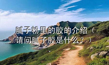 膩子粉里的膠的介紹（請問膩子膠是什么？）