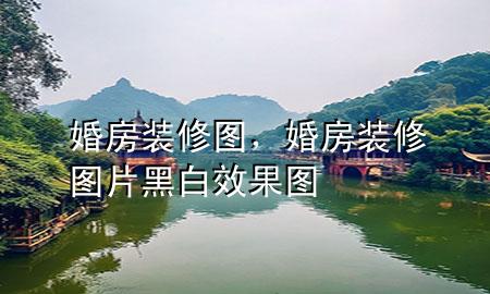 婚房裝修圖，婚房裝修圖片黑白效果圖