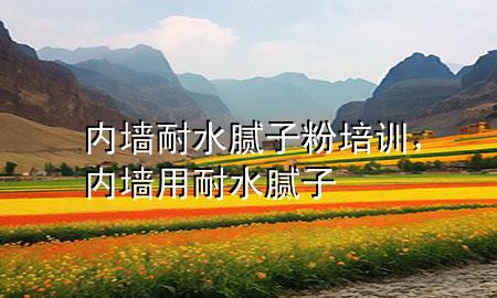 內(nèi)墻耐水膩子粉培訓，內(nèi)墻用耐水膩子