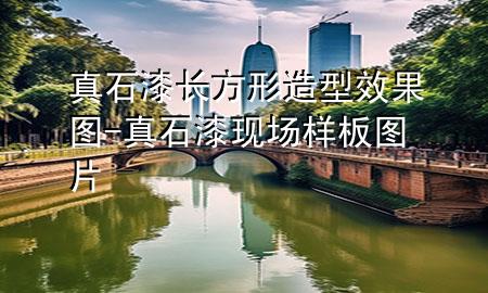 真石漆長(zhǎng)方形造型效果圖-真石漆現(xiàn)場(chǎng)樣板圖片