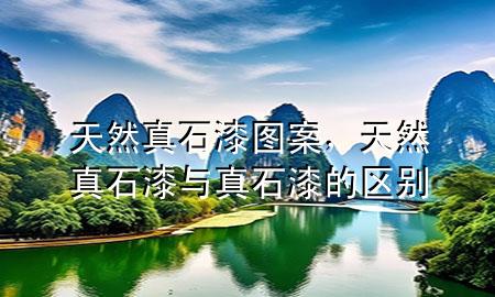 天然真石漆圖案，天然真石漆與真石漆的區(qū)別