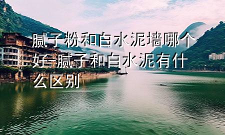 膩子粉和白水泥墻哪個好-膩子和白水泥有什么區(qū)別