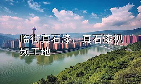臨街真石漆，真石漆視頻工地