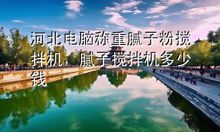 河北電腦稱重膩?zhàn)臃蹟嚢铏C(jī)，膩?zhàn)訑嚢铏C(jī)多少錢