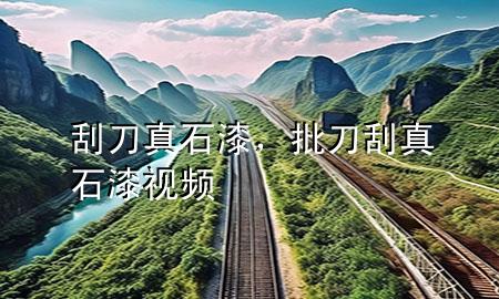 刮刀真石漆，批刀刮真石漆視頻