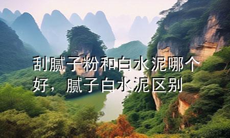 刮膩子粉和白水泥哪個好，膩子白水泥區(qū)別