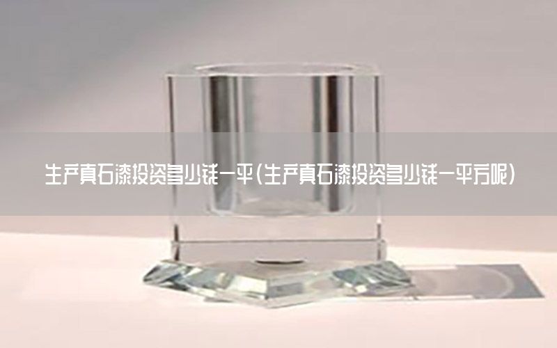生產(chǎn)真石漆投資多少錢一平（生產(chǎn)真石漆投資多少錢一平方呢）